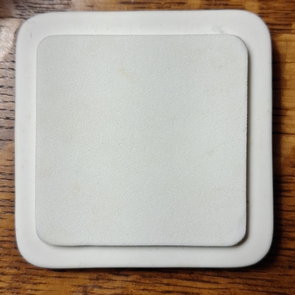 Partylite 2 Pc Green Candle W/ Lid & Plate Floral Sweet Pea Flower Square 4"x4" - Picture 7 of 7